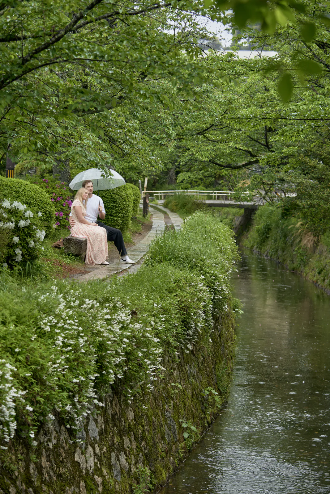 Philosopher's Path canal in Higashiyama